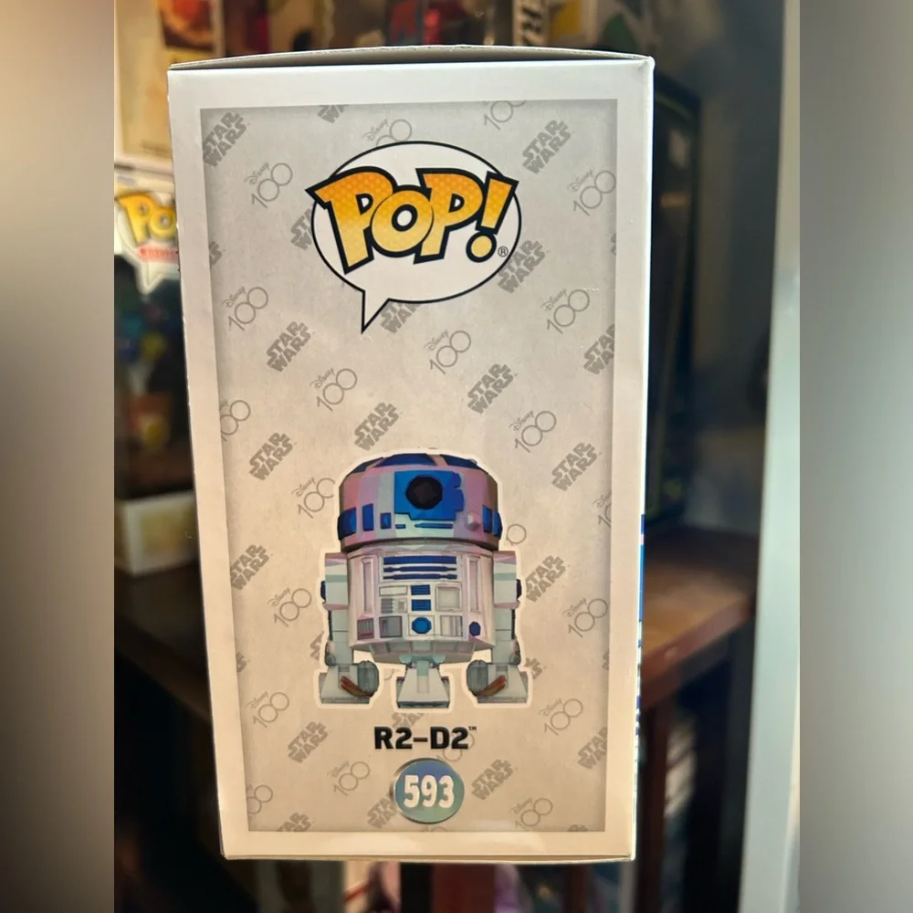 Funko exclusive R2D2  100 anniversary facette edition opalescent.  NIB in - Picture 4 of 8